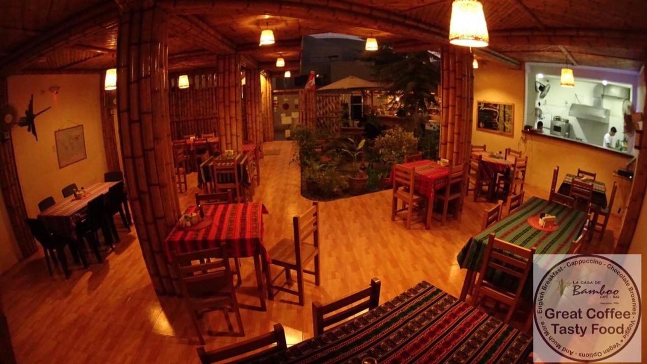 La Casa de Bamboo Hostel Ica Bagian luar foto